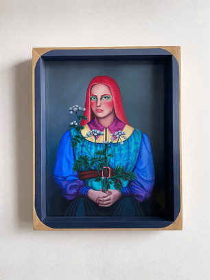 Cicuta / Print Enmcarcado Gris Interior 