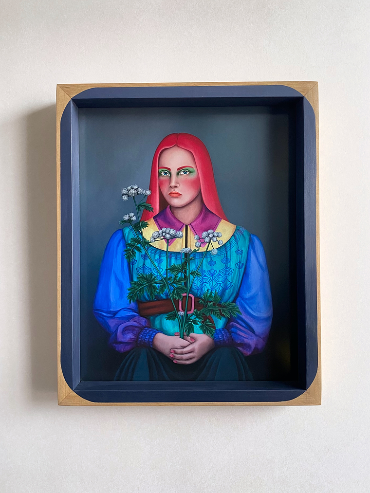 Cicuta / Print Enmcarcado Gris Interior  1