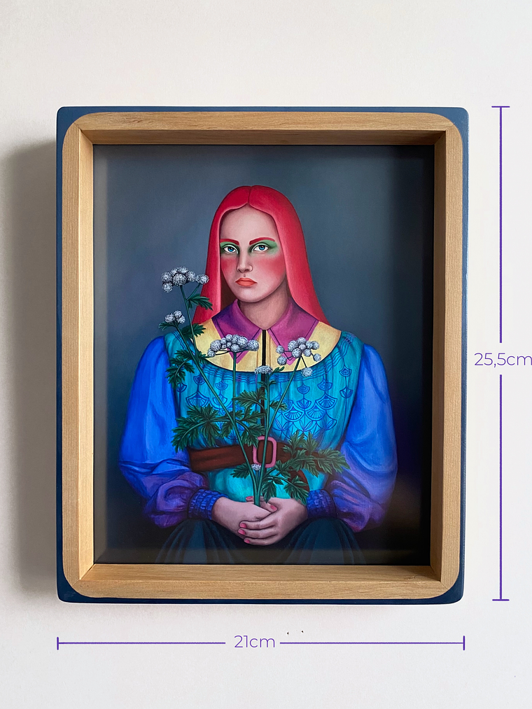 Cicuta / Print Enmarcado Rectangular Gris  5