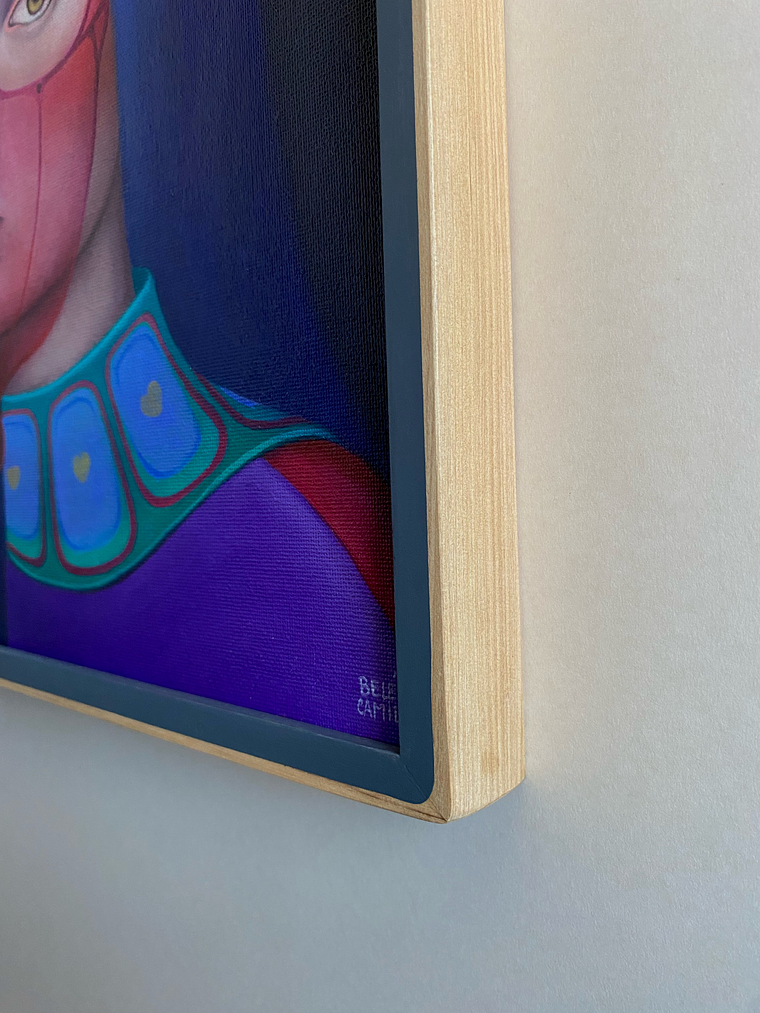 Cielo / Pintura al Óleo Original Enmarcada 7