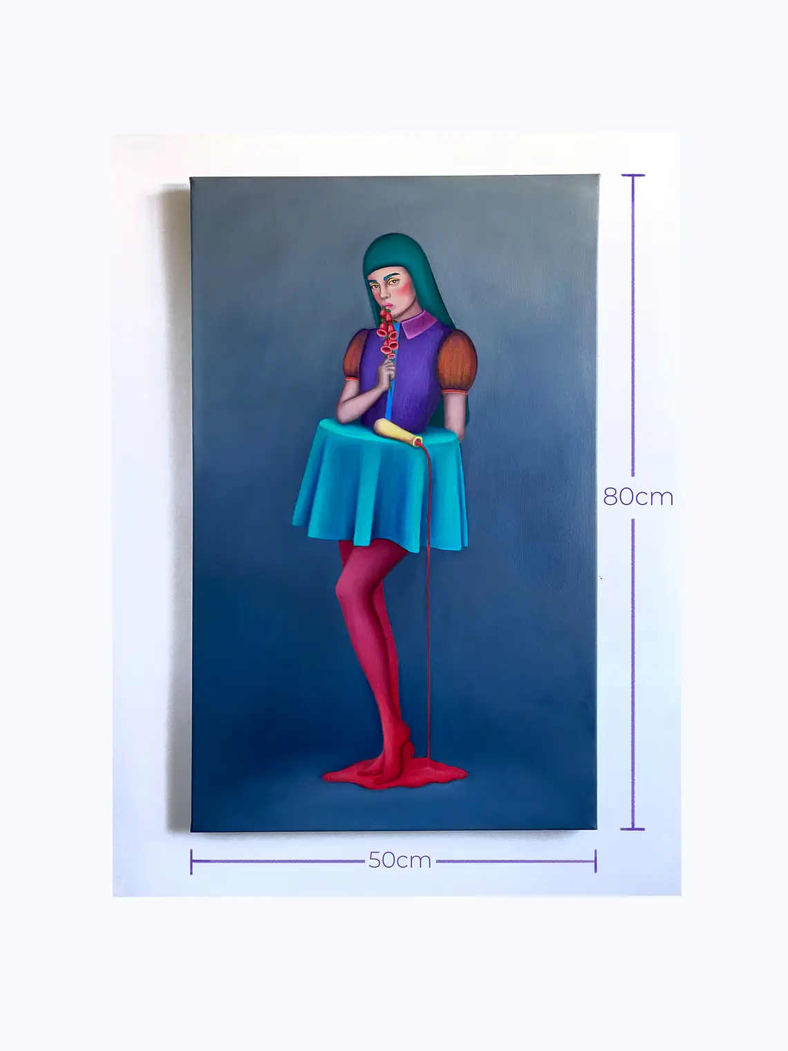 La Dedalera / Pintura al Óleo Original / Sin marco  3
