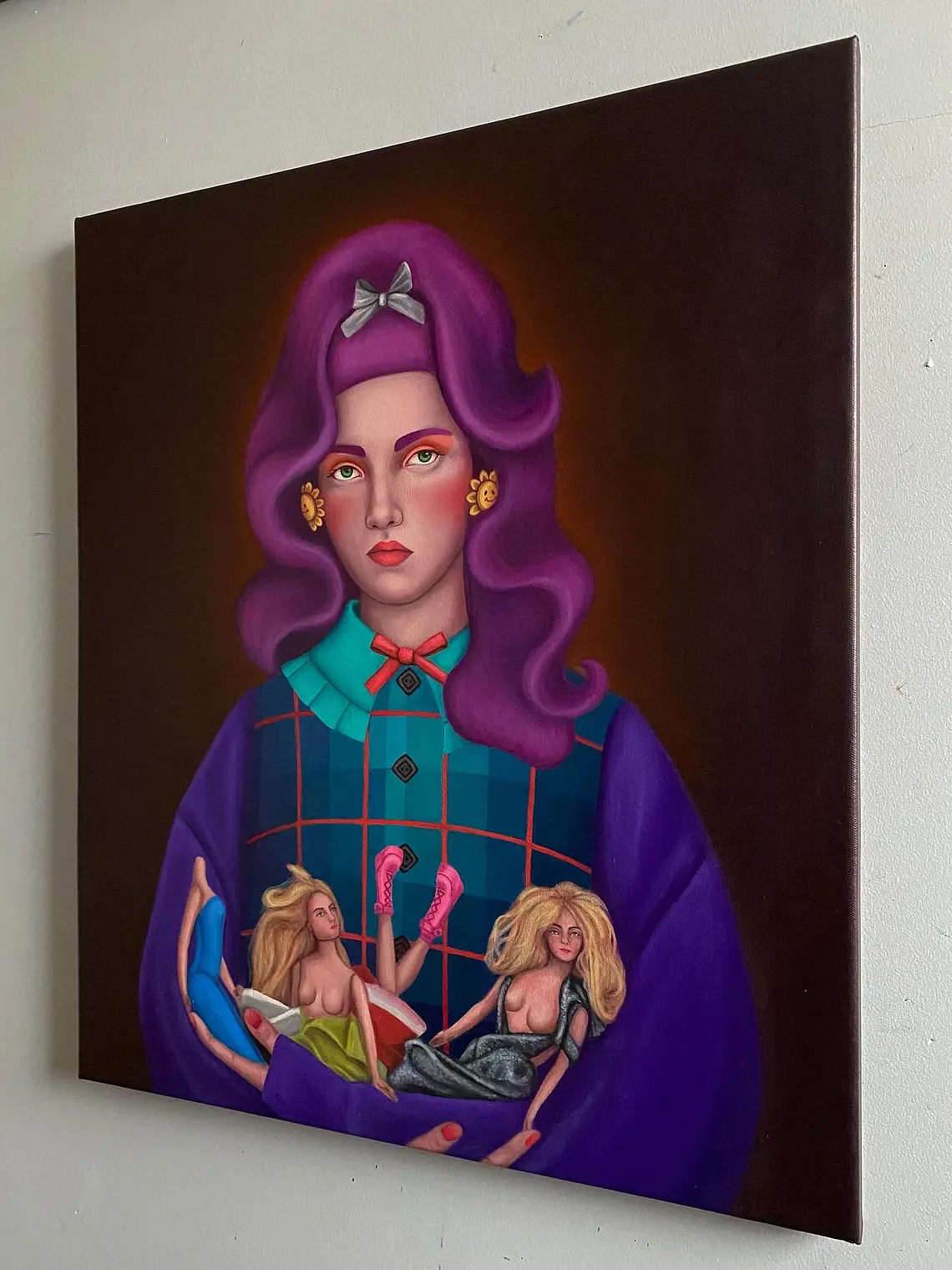 Magdalena / Pintura al Oleo Original / sin marco  3