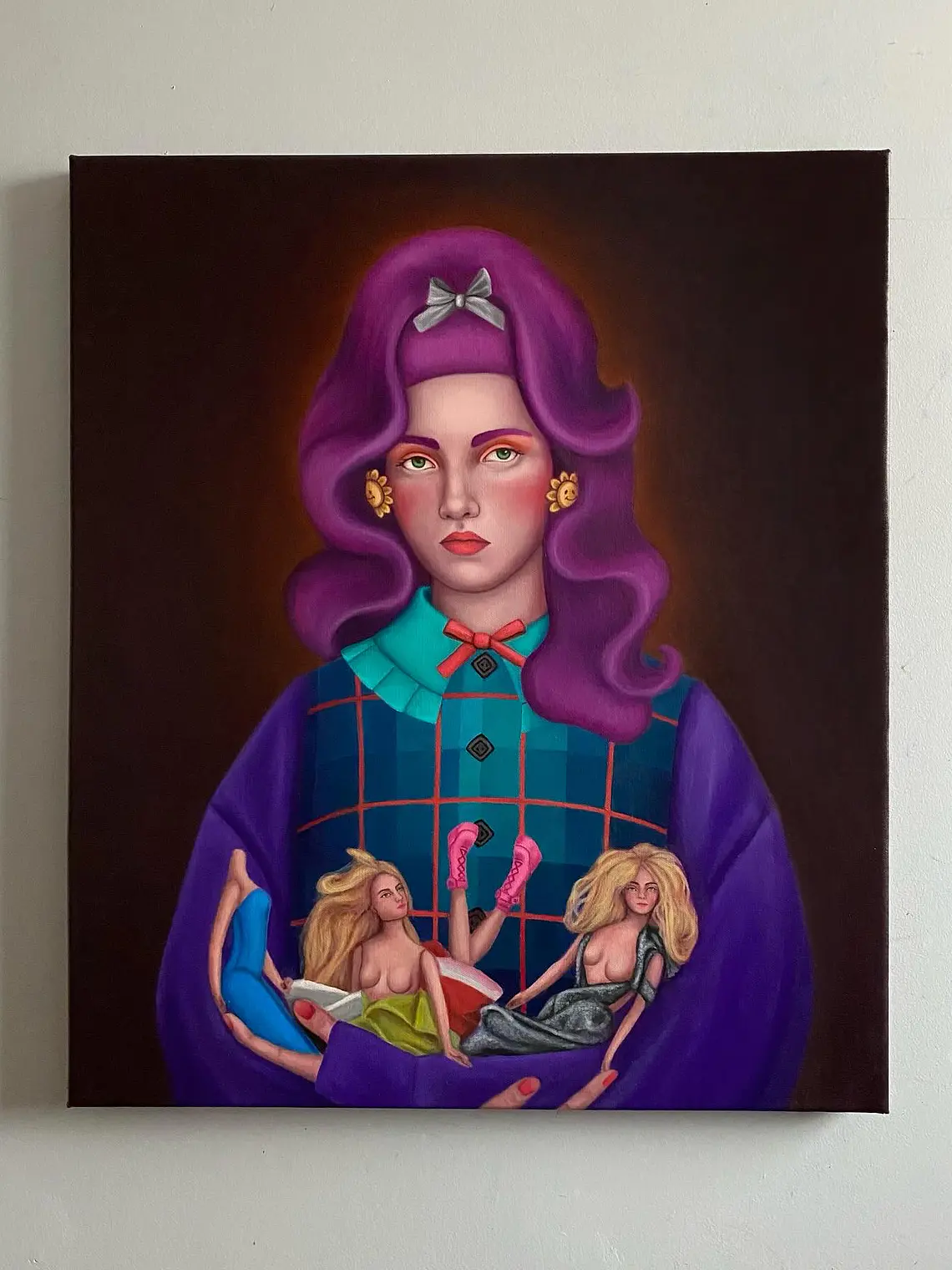 Magdalena / Pintura al Oleo Original / sin marco  1
