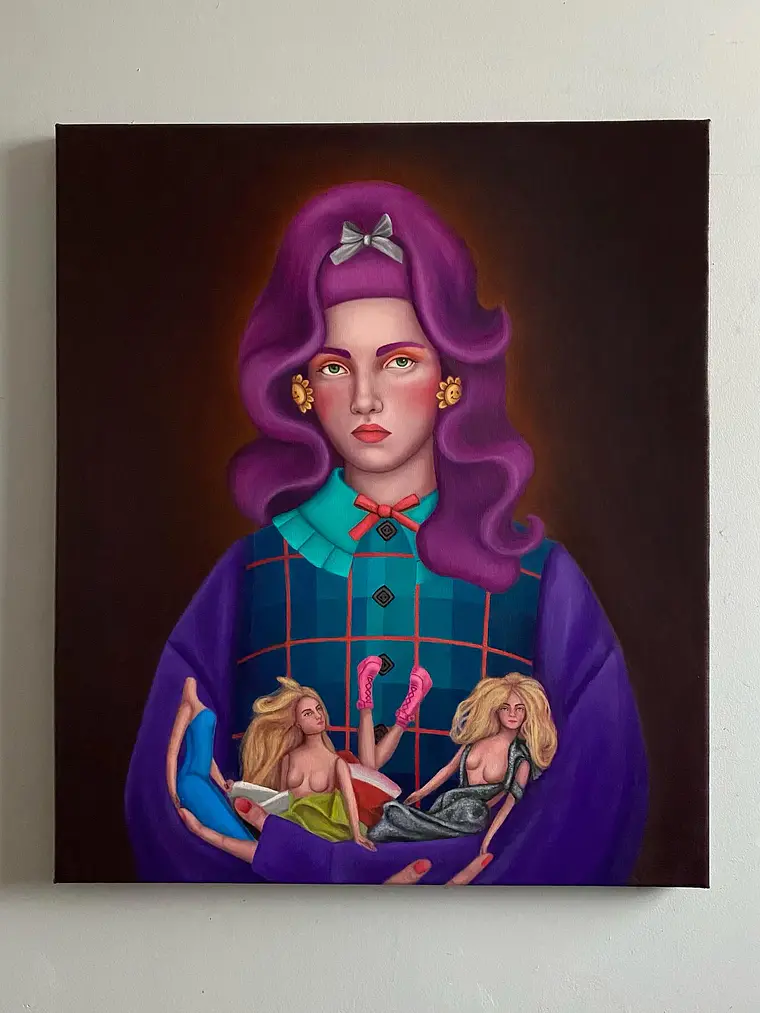 Magdalena / Pintura al Oleo Original / sin marco  1