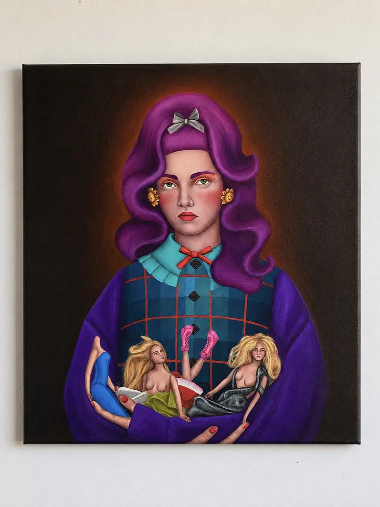 Magdalena / Pintura al Oleo Original / sin marco  2