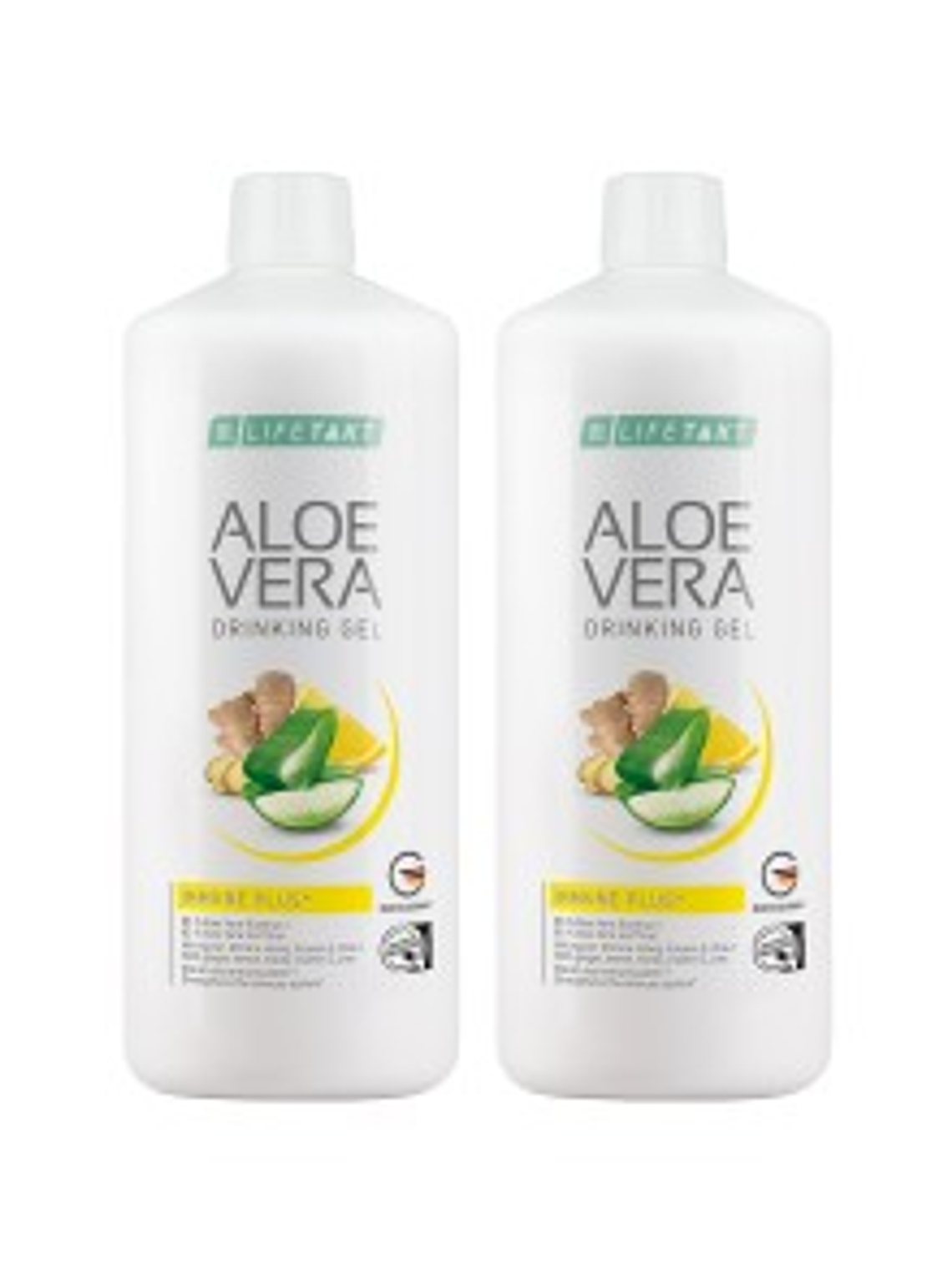 Set Duplo Aloe Vera Gel Bebível Immune Plus Grátis Aloé Vera Emulsão Corporal 2