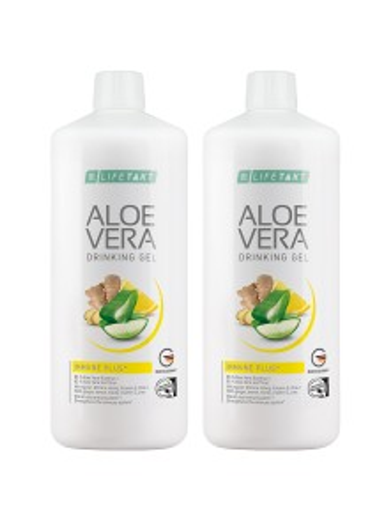Set Duplo Aloe Vera Gel Bebível Immune Plus Grátis Aloé Vera Emulsão Corporal 2