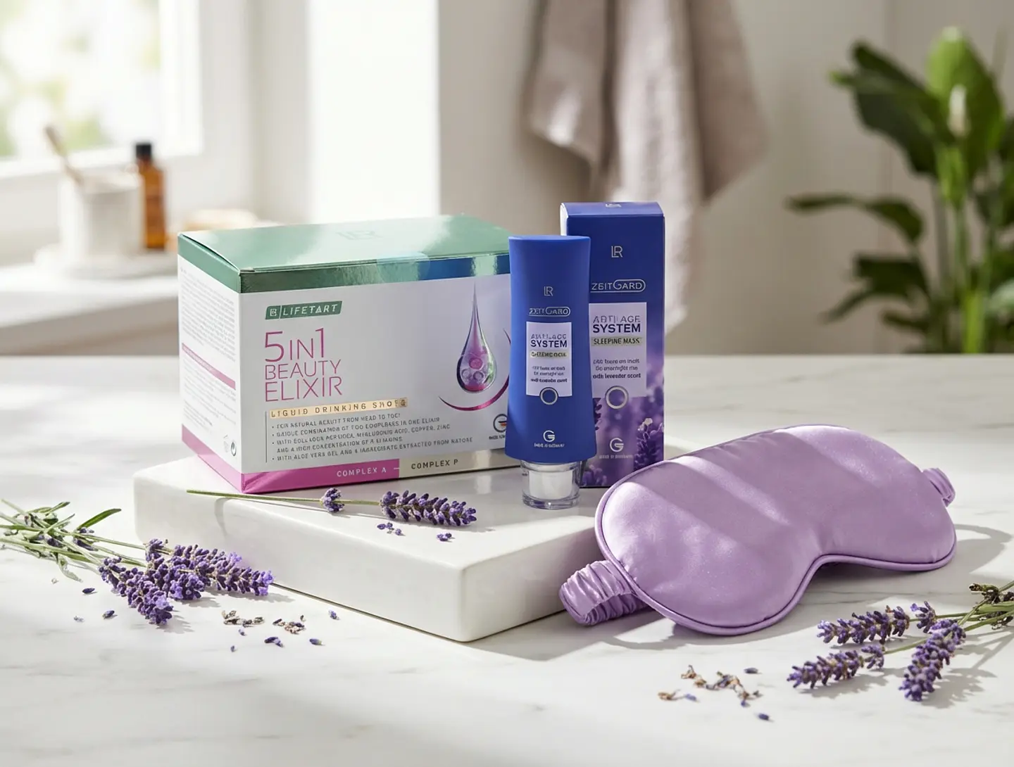 Beauty Elixir 5 em 1 +Oferta Máscara Noturna de Lavanda( Colagénio e Ácido Hialurónico) 2