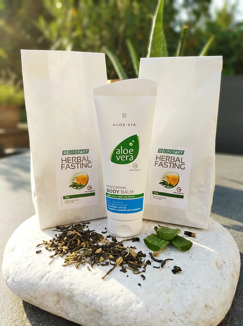 Pack Duplo Chá Herbal Fasting + Oferta Creme corporal de Aloé Vera