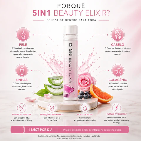 LR 5in1 Beauty Elixir – Nova Fórmula | Beleza de Dentro para Fora