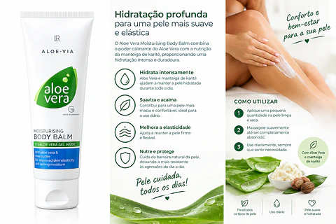 Aloé vera loção corporal hidratante-LR