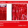 Cortina Para Mesa Color Rojo Holografico 3pcs 30x50cm