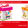 Caja de regalo plegable de dibujos animados 22cm Diseño aleatorio