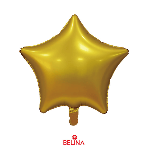 Globo estrella oro 45cm