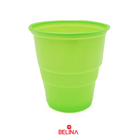 Vaso plastico 10pcs 300cc verde