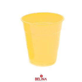 Vaso plastico 300cc amarillo