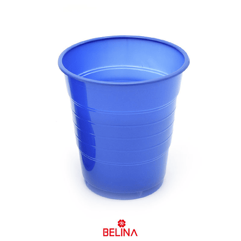 Vaso plastico 410cc azul 10pcs