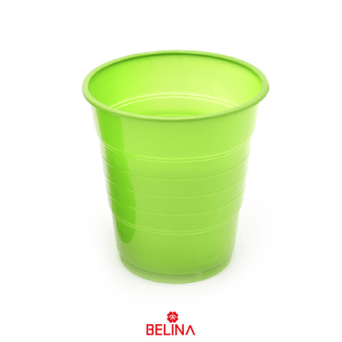 Vaso plastico 410cc verde 10pcs