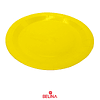 Plato de carton amarillo 23cm 6PCS