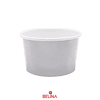 Vaso de cartón para postre plata 6pcs 8.5x5.7cm