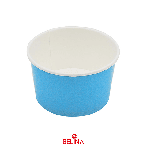 Vaso de cartón para postre azul 6pcs 8.5x5x7cm
