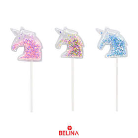 Topper de unicornio 2pcs 13.2cm color aleatorio