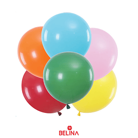 Globos de latex 100pcs 23cm colores surtidos