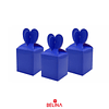 Caja de regalo azul 6pcs 19x9x9cm