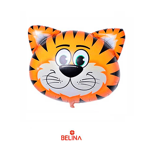 Globo metalico tigre 30,5x36cm