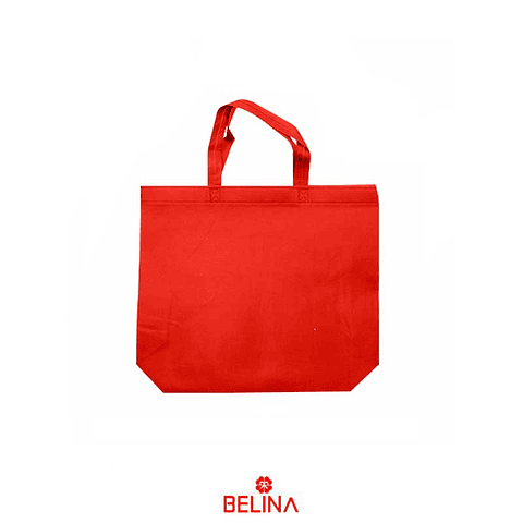 Bolsa de genero roja con asa 45x35x12cm