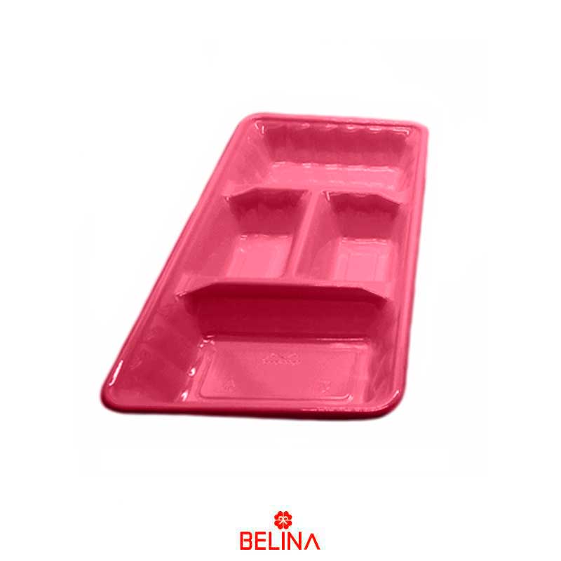 Bandeja rectangular fucsia 2pcs 35x18cm