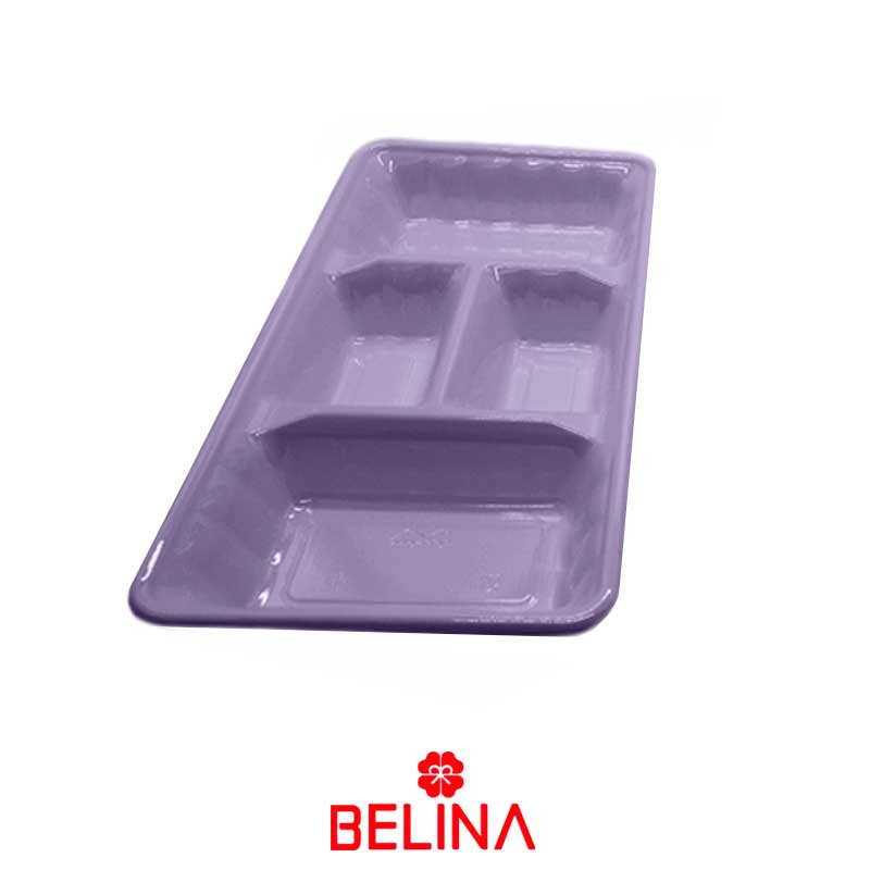 Bandeja rectangular lila 2pcs 35x18cm