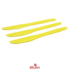 Cuchillo Plastico Amarillo 12pcs