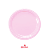 Plato plastico redondo 18cm rosado