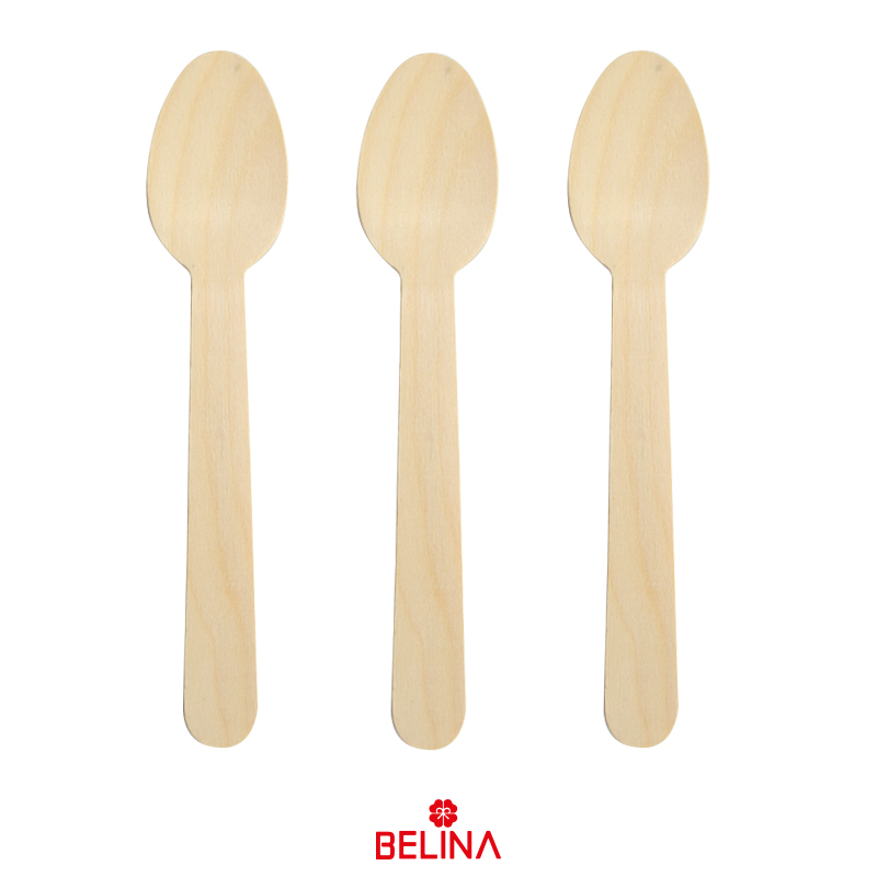 Cuchara de madera 12pcs 16cm