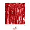 Cortinas metalicas roja holografico 3m