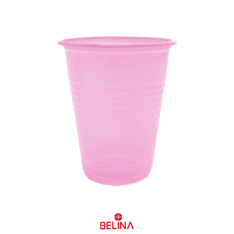Vasos plásticos 200ml 50pcs rosado