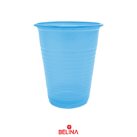 Vasos plásticos 200ml 50pcs azul claro