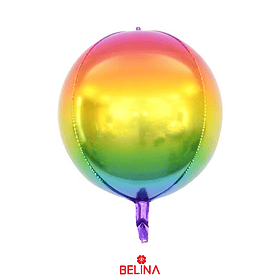 Globo metalico redondo colores 24"