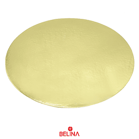 Plato torta redondo oro 35cm 2mm