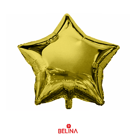 Globo estrella oro 18 pulgadas