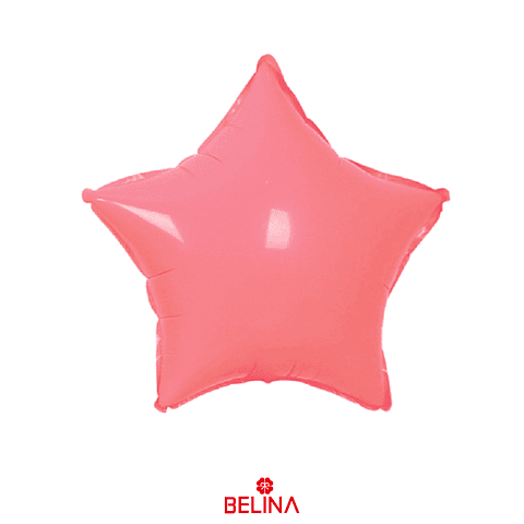 Globo estrella rosa