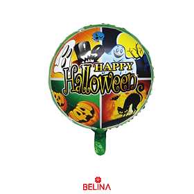 Globo metálico murciélago de halloween 45cm