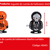 Juguete cotillón de cuerda de halloween 6x4cm diseños surtidos