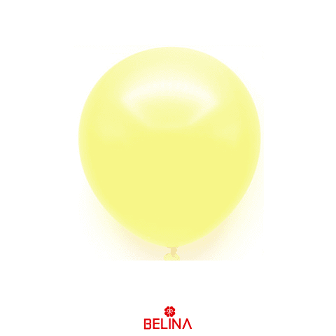 Globos de látex pastel color amarillo 20pcs 15cm