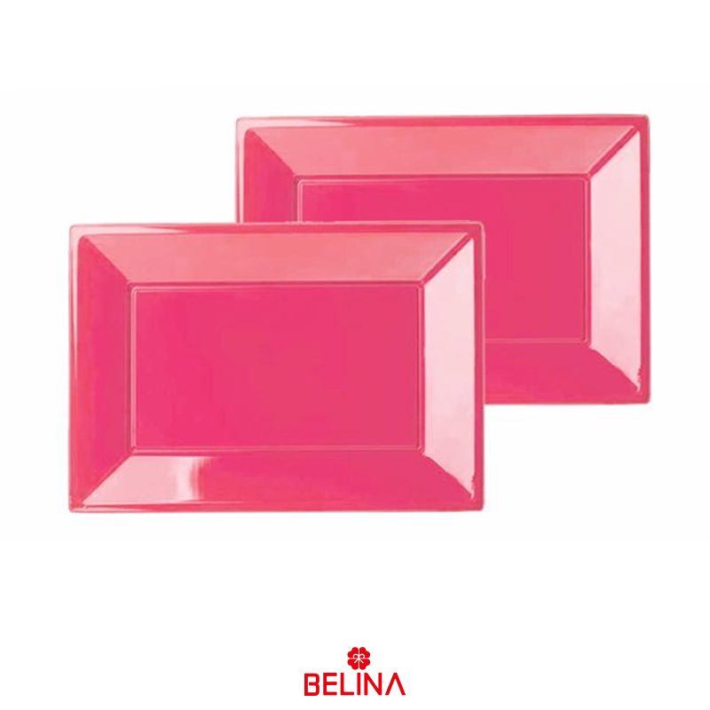 Bandeja rectangular 32x23cm fucsia