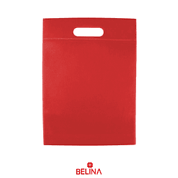 Bolsa ecológica rojo 30x40cm
