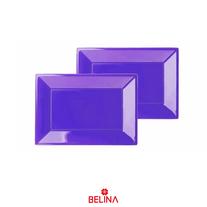 Bandeja rectangular 32x23cm morado
