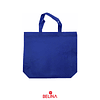 Bolsa ecologica azul con asa 45x35x12cm