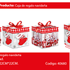 Caja de regalo de navidad 22cm